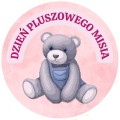 Naklejka na dzień pluszowego misia