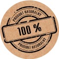 PRODUKT NATURALNY 100% naklejki Papier EKO KRAFT na rolce - etykiety 5CM .jpg