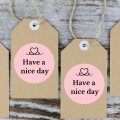 małe RÓŻOWE NAKLEJKI z napisem Have a nice day - 3cm200szt.jpg