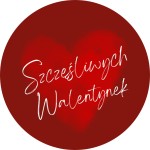 Naklejki Szczęśliwych Walentynek 