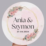 Naklejki weselne - Arkusz A4