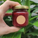 Naklejki na przyprawy EKO KRAFT 3cm - puste etykiety na słoiki 