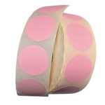 RÓŻOWE Naklejki na przyprawy, paczki, prezenty 3cm - puste etykiety 200szt