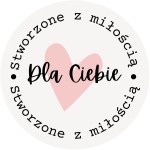 Naklejki Stworzone z miłością dla Ciebie
