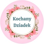Naklejki na DZIEŃ DZIADKA - Kochany Dziadek