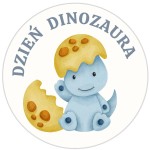 Dzień Dinozaura - Naklejki tematyczne DINOZAUR 