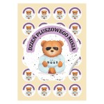 Naklejki na Dzień Pluszowego Misia – Pluszowy Miś „The Boss”