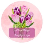 Naklejki WSZYSTKIEGO NAJLEPSZEGO - motyw tulipanów