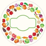 Etykiety na przyprawy - Naklejki z miejscem na napis