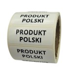 PRODUKT POLSKI - Naklejki foliowe - Etykiety 40x15mm