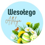 Naklejki WIELKANOCNE - Wesołego Alleluja
