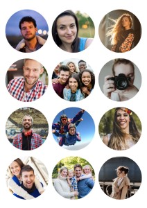 Naklejki z Twoim zdjęciem - 12 szt naklejek ze zdjęcia - Foto Połysk