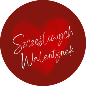 Naklejki Szczęśliwych Walentynek 