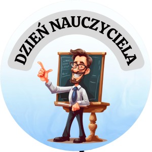 Naklejki z okazji Dnia Nauczyciela - DZIEŃ NAUCZYCIELA