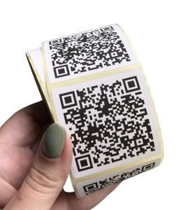 Naklejki - KOD QR - różne rozmiary 