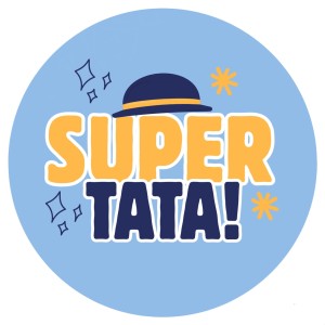 Naklejki na DZIEŃ TATY - Super tata - etykiety na prezenty, kartki i upominki z okazji Dnia Ojca