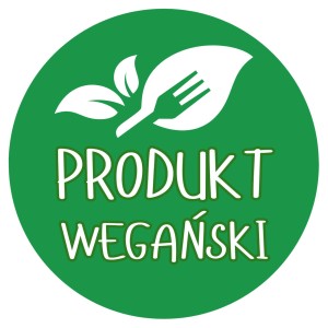 Etykiety PRODUKT WEGAŃSKI - Naklejki na dania Wege