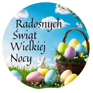  Naklejki WIELKANOCNE - Radosnych Świąt Wielkiej Nocy