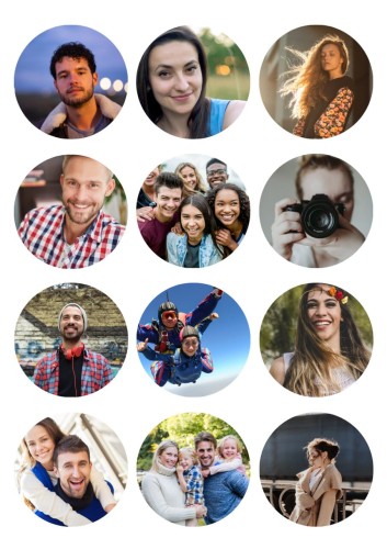 Naklejki z Twoim zdjęciem - 12 szt - Połysk .jpg