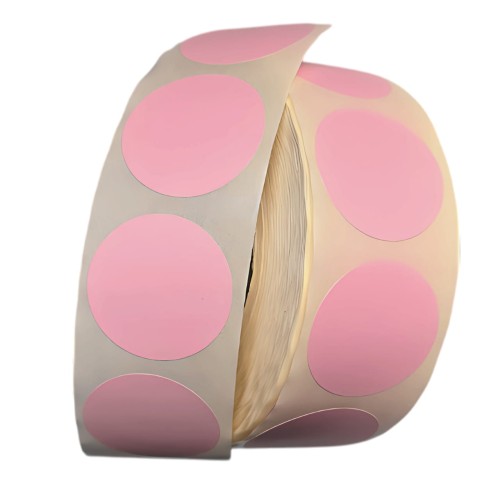 RÓŻOWE Naklejki na przyprawy, paczki, prezenty 3cm - puste etykiety 200szt.jpg