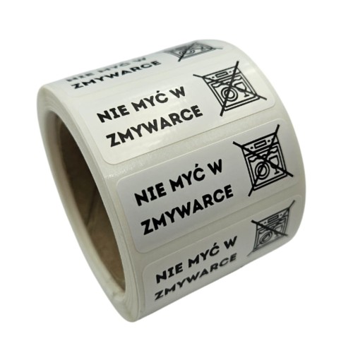 Naklejki NIE MYĆ W ZMYWARCE - Etykiety foliowe 40x15mm.jpg