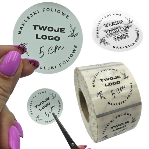 Naklejki Z LOGO przezroczyste, bezbarwne, transparentne - Etykiety 5cm (czarny nadruk).jpg