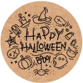 Naklejki kraftowe Halloween 4cm – dynia, duch, pająk, czarownica.jpg