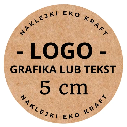 TWOJE WŁASNE LOGO - NAKLEJKI 5CM - EKO KRAFT.jpg