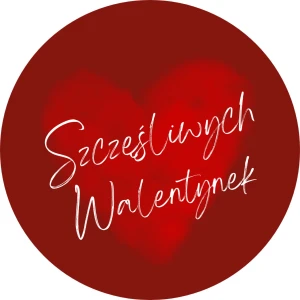 Naklejki Szczęśliwych Walentynek 