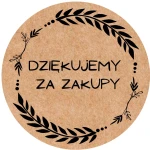 EKO KRAFT - Naklejki Dziękujemy za zakupy 