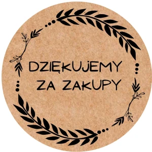 EKO KRAFT - Naklejki Dziękujemy za zakupy 