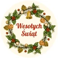 WESOŁYCH ŚWIĄT Naklejki Świąteczne na prezenty - Boże narodzenie.jpg