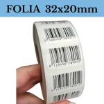  FOLIA - Etykiety foliowe z kodem kreskowym - KOD KRESKOWY 32x20mm