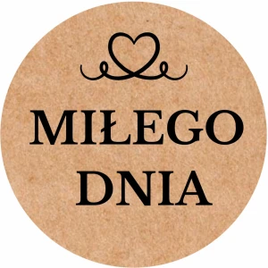 EKO KRAFT - Naklejki Miłego dnia