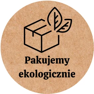 Pakujemy ekologicznie - Naklejki na paczki dla klientów - Papier EKO KRAFT