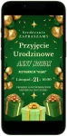  E-ZAPROSZENIE elektroniczne zaproszenie na URODZINY - Przyjęcie urodzinowe