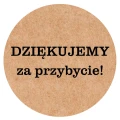 Naklejki DZIĘKUJEMY za przybycie - Etykiety Eko Kraft.jpg