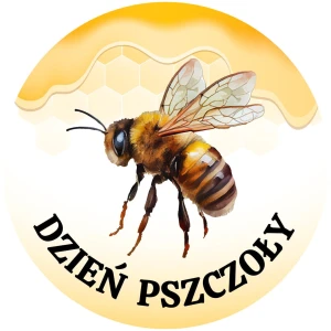  Naklejki DZIEŃ PSZCZOŁY – Plaster Miodu i Pszczoła