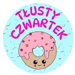 Naklejki na Tłusty Czwartek – Słodki Pączek z Lukrem i Posypką