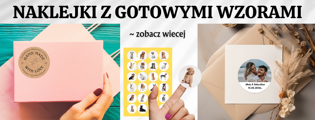 Naklejki z gotowymi wzorami