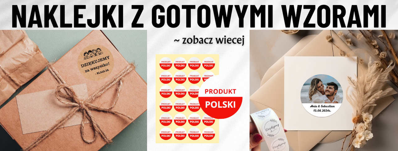 Naklejki z gotowymi wzorami